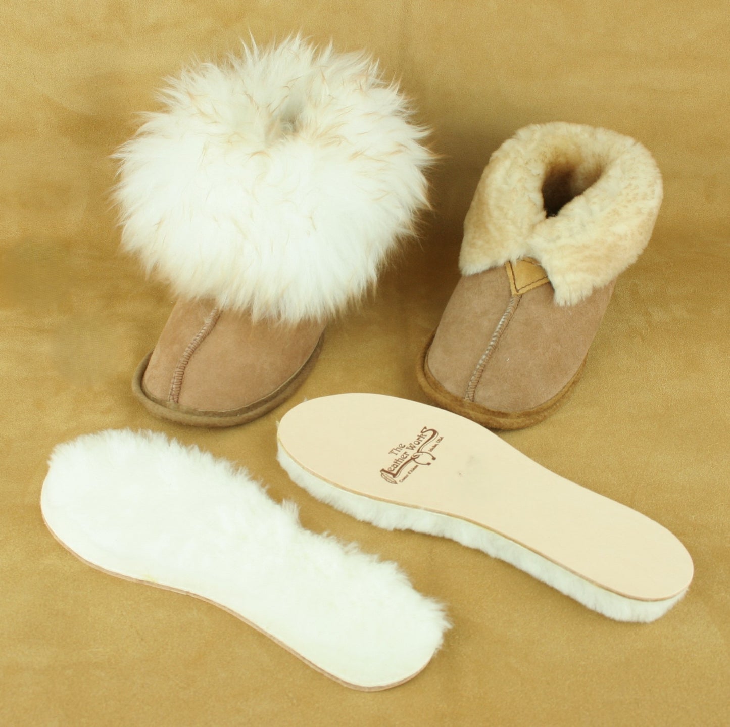 All American Replacement Sheepskin Innersoles for Women's Slippers