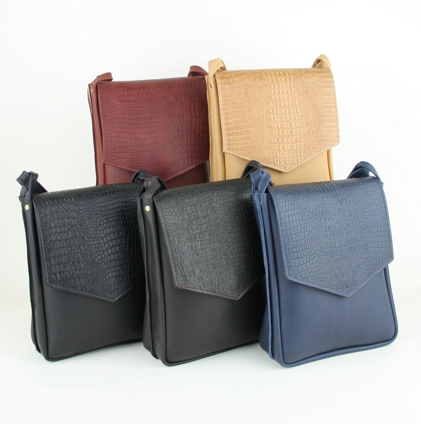 Vertical V-front Purse