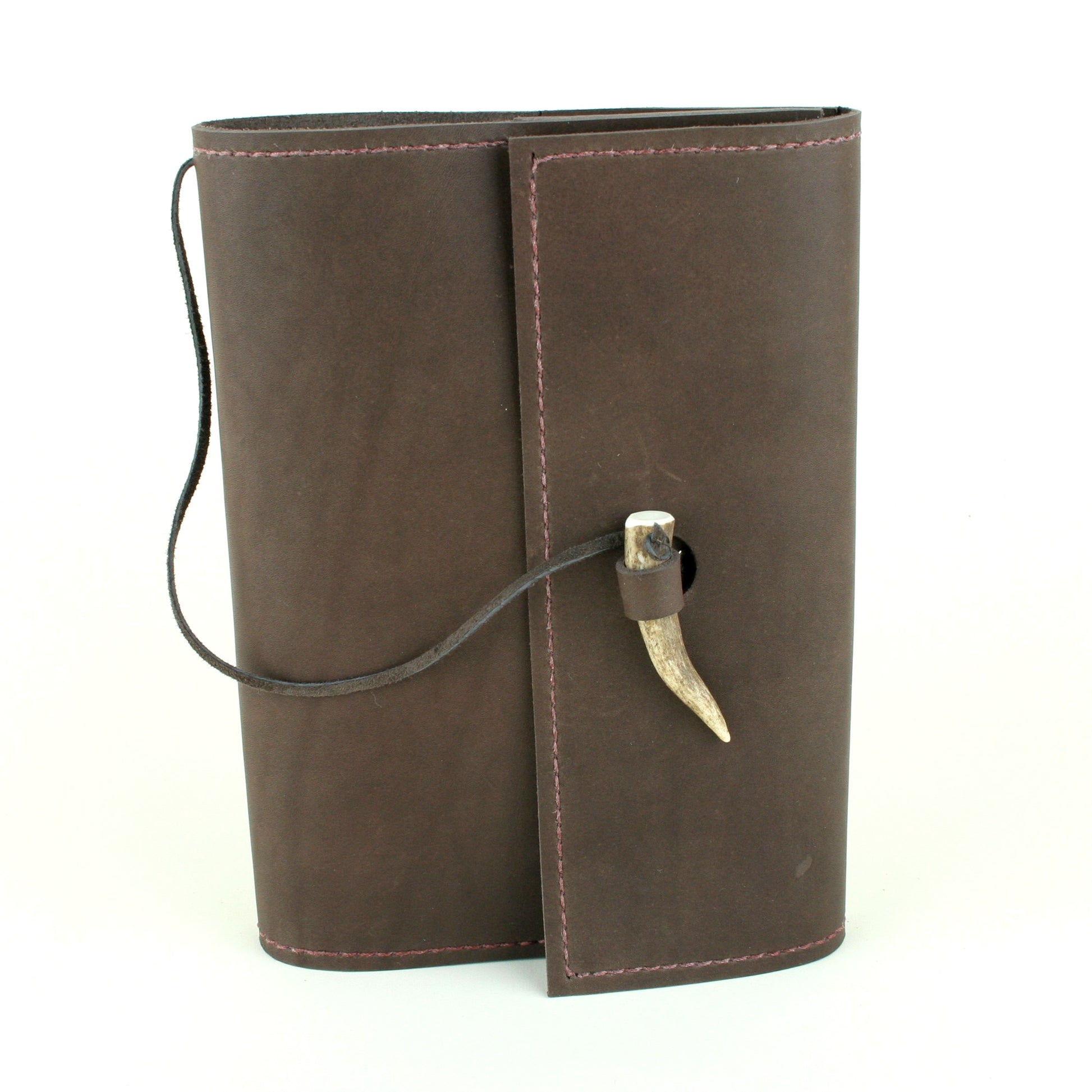 Refillable leather journal. Made in USA.