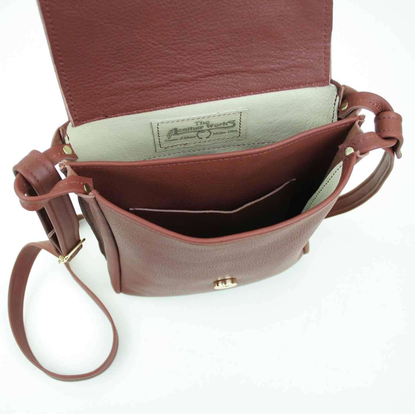 Vertical V-front Purse